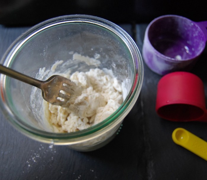 Chef Day 1 add flour