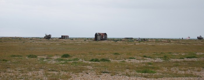 The landscape in Dungeness