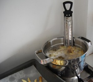 190C for the second round of frying