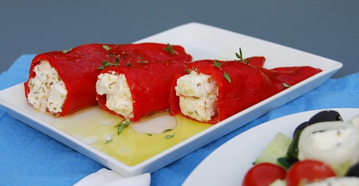 Greek stuffed peppers