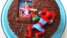 Spiderman cake