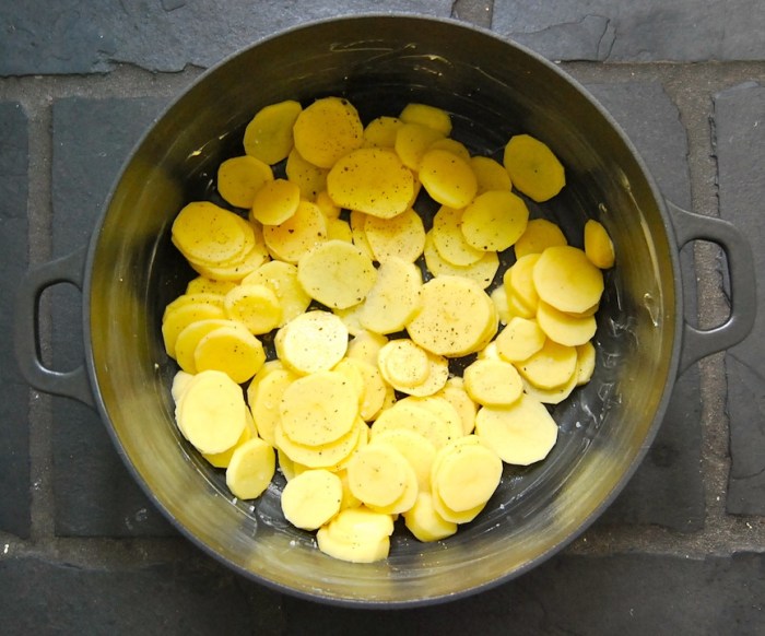 Baeckeoffe first layer