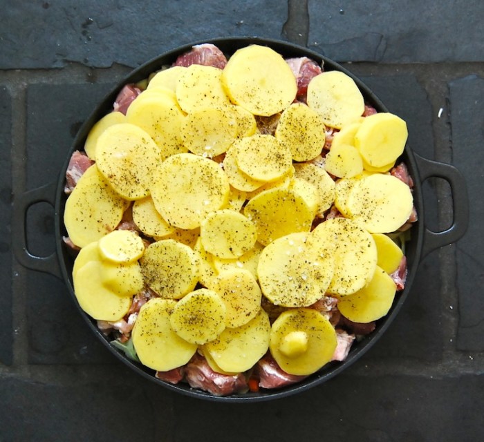 Baeckeoffe top layer