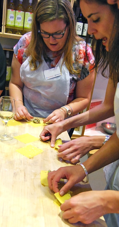 Dumpling making at the School of Wok 1
