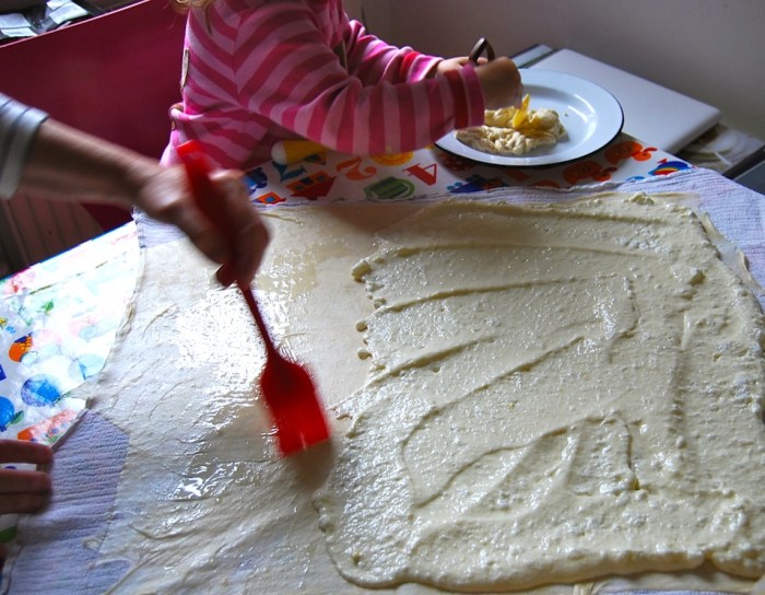 Topfenstrudel filling 4