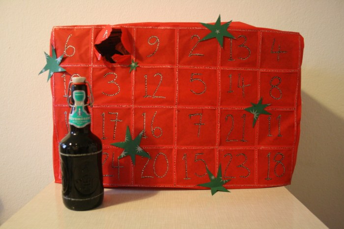 Advent beer calendar