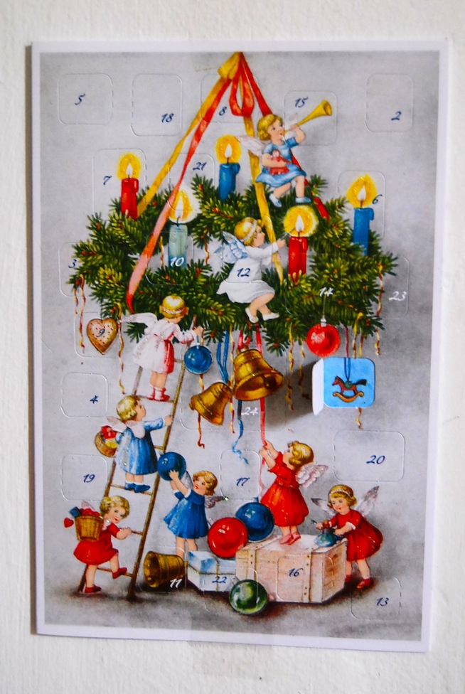 Advent calendar card