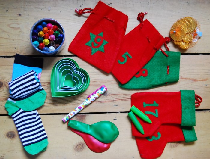 Advent calendar small child