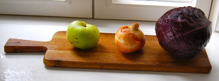 Braised red cabbage 1