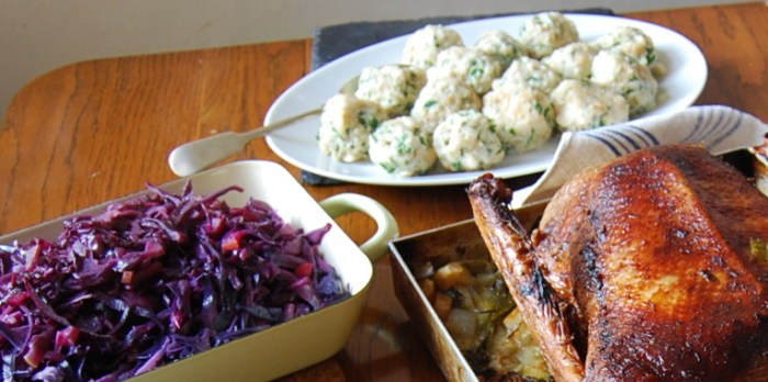 Roast goose for St Michael's