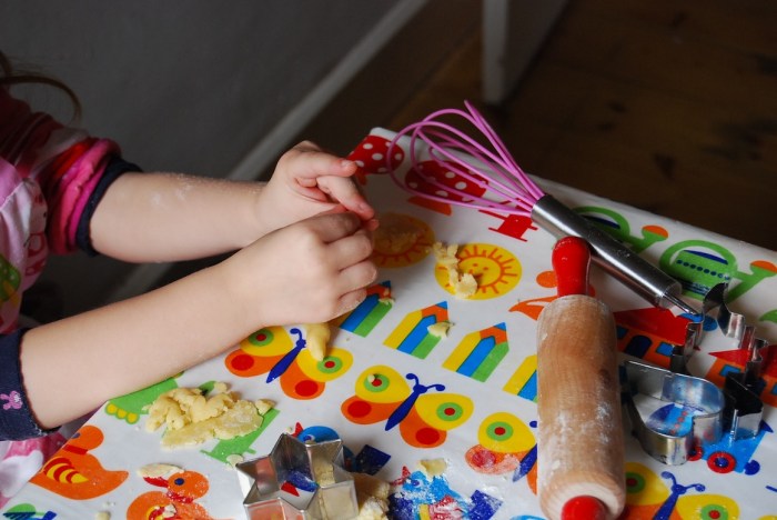 Butter biscuits with kids 1
