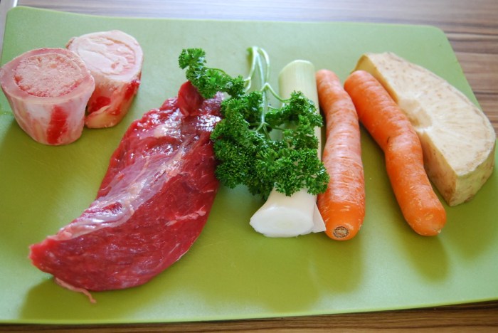 Consomme ingredients