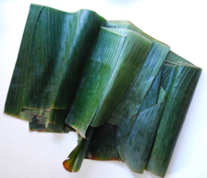 banana leaves