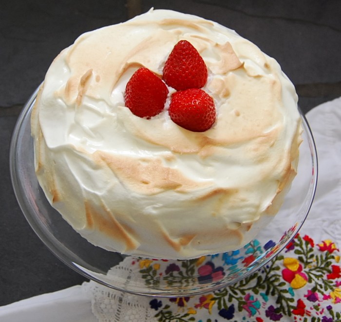 Pastel Tres Leches decoration