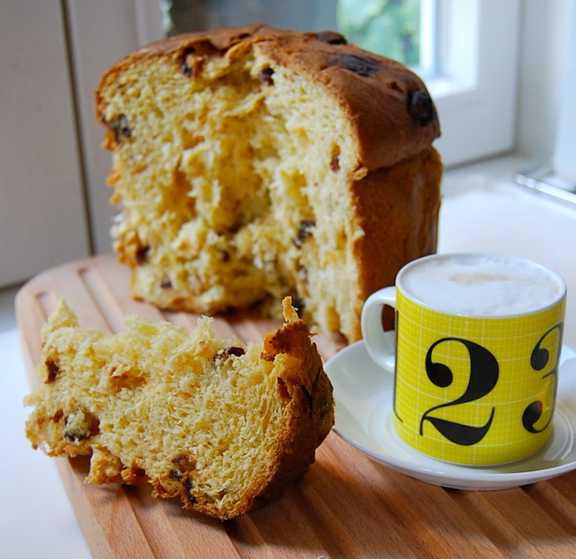 Panettone for breakfast