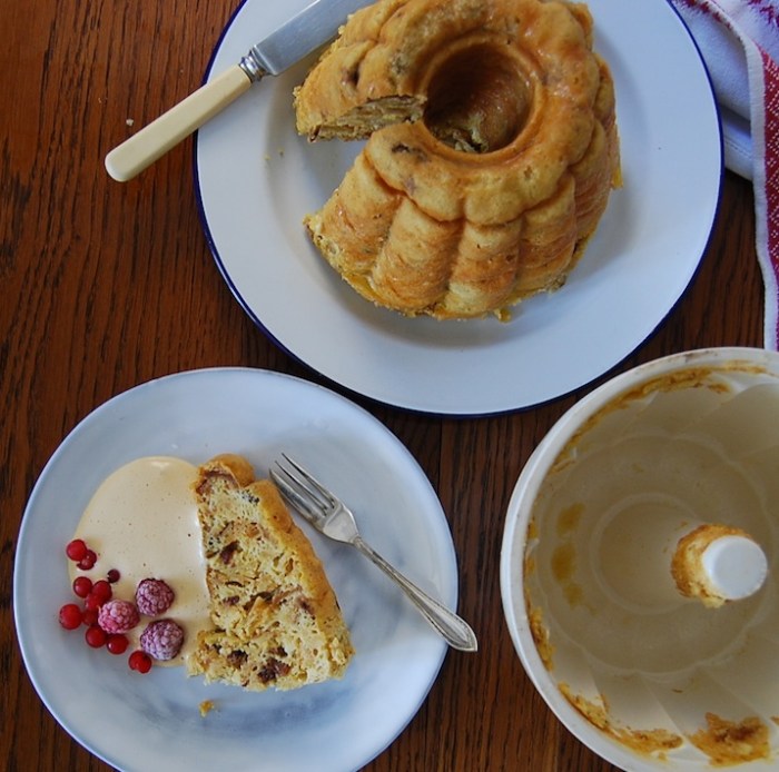 Panettone pudding top