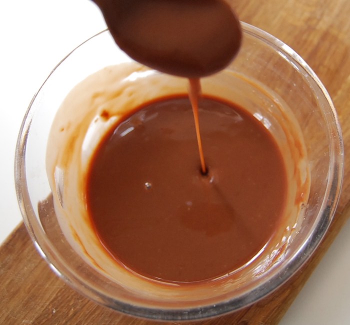 truffles ganache consistency