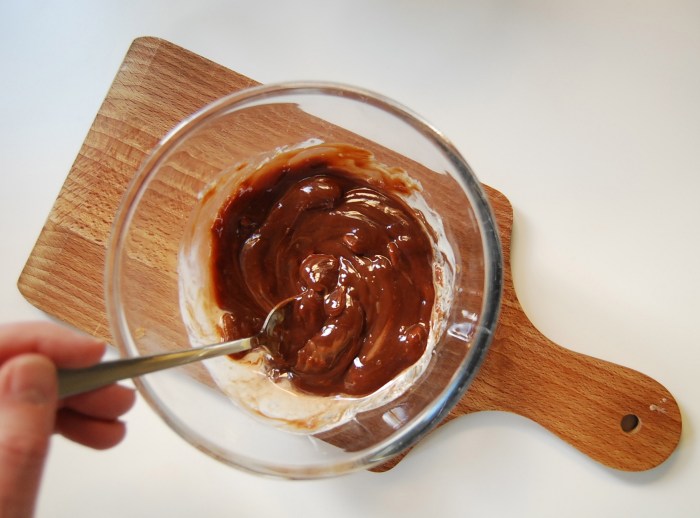 truffles ganache mixing