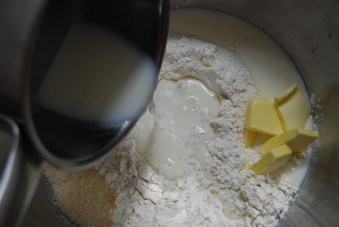 Buchteln dough milk