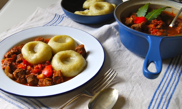 goulash and potato dumplings 2