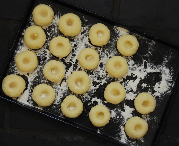 Polish potato dumplings raw