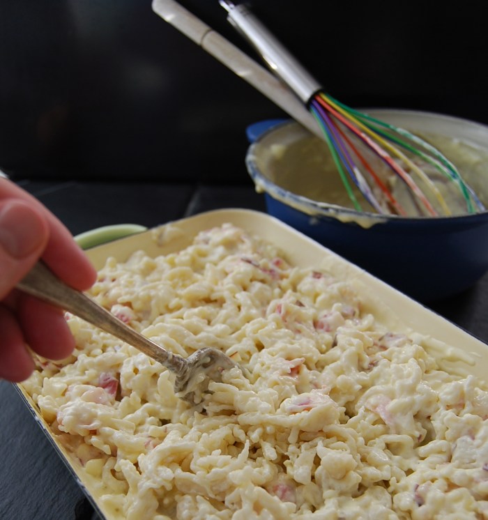 Spätzle and Cheese sauce