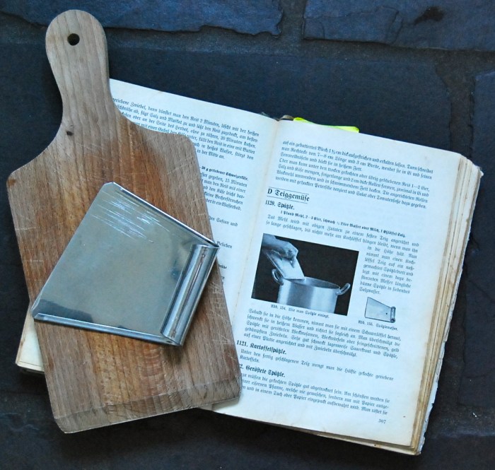 Spätzle recipe 1912