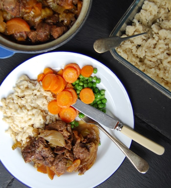 Stew and Spätzle