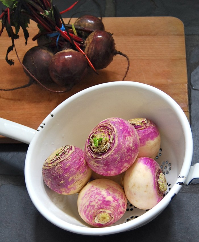 turnips and beets