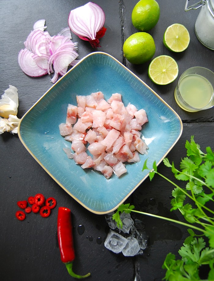 Ingredients for Ceviche