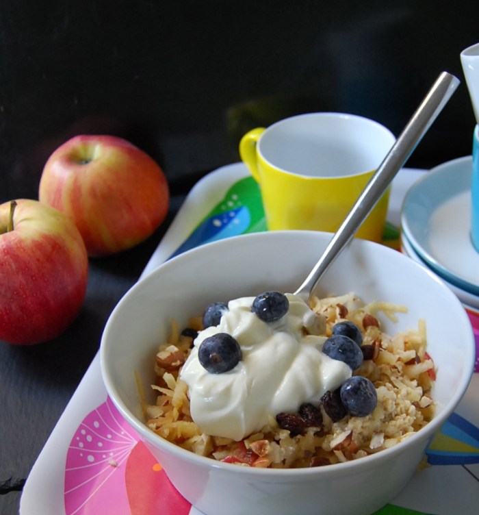 Bircher Muesli blueberry