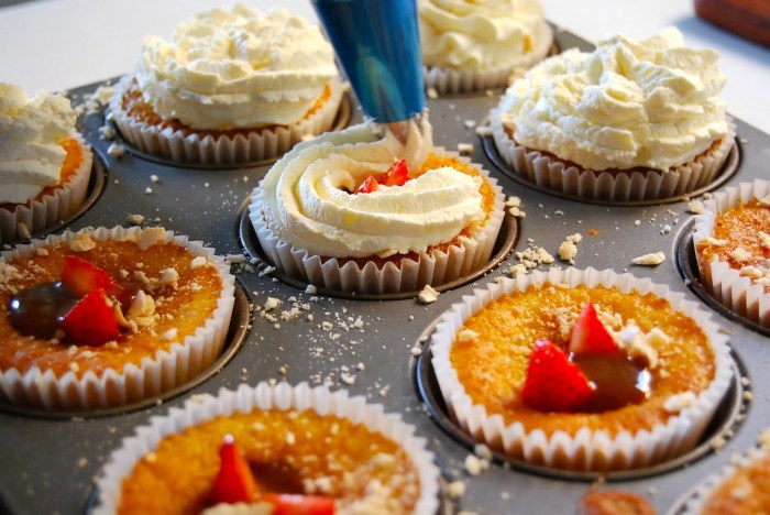 fruit-filled cupcakes